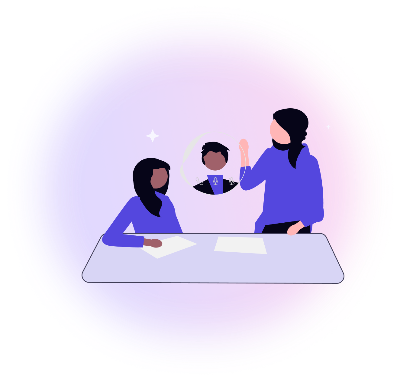 Business Chat Illustration